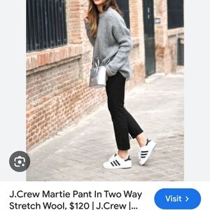 2 Pairs of Jcrew Martie Wool Pants 4P